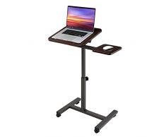 Seville Classics - Soporte para Carrito con Mesa Auxiliar, Metal, marrón, 66x40.6x101.6 cm