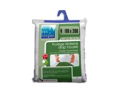 Nuit des Vosges 2141078 Céline Protector de colchón Impermeable Algodón Blanco 200 x 100 cm