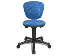 Topstar 6310H37 Ergo Kid 15 Silla giratoria de Niñez, Color Blue Jeans