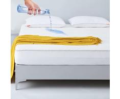 Sweetnight Protector de colchón, Polyester, Blanco, 120x190x40cm
