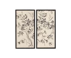 Adda Home Set de 2 Cuadros, Lienzo con Marco PS, 30X2X60 CM