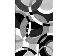 MANI TEXTILE - Alfombra Redonda Gris, Dimensiones – 80 x 150 cm