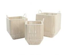 DKD Home Decor Juego de cestas, Estándar