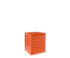 Kartell - Taburete, color Rojo, 36 x 45 x 36 cm