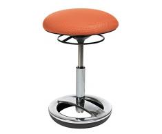 TOPSTAR Taburete, Aluminio, Naranja