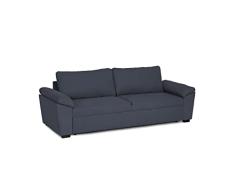 BUDWING Alonzo - Sofa Cama 3 Plazas, En Tejido Suave Fácil De Limpiar, Dimensiones Cama-190cm(Ancho) X116cm(Ancho), Dimensiones Totales del Sofa Cama -239cm(Ancho) X88cm(Profundidad) X87cm(Alto)