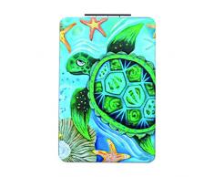 Allen Designs, Espejo portátil con dibujos de tortuga, Enesco