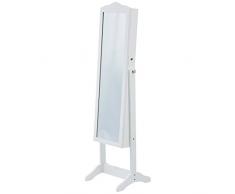 Levivo Armario joyero Premium, en Blanco
