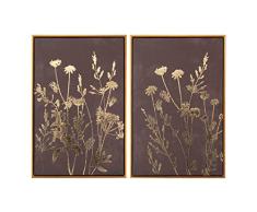 Adda Home Set de 2 Cuadros, Lienzo con Marco PS, 40X4X60 CM
