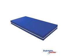 Duérmete Online Colchón Sanitario HR Hospitalario Ignífugo con Funda Impermeable, Espuma, 80x180