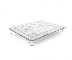 ECCOX - Topper Colchón Viscoelástico Luxury Grafeno 105x200cm - Cubrecolchón Viscoelástico con Grafeno - Núcleo de Viscogel y Espuma - Sobrecolchón Silencioso, Transpirable, Anatómico y Antibacteriano