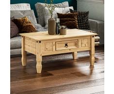 Home Discount - Mesa de café con cajón Corona