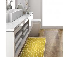 VINILIKO, Alfombra de vinilo, Dorado, 50x100 cm