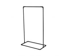Compactor Perchero Kazan, Metal con Recubrimiento Negro Mate, 100 x 48 x 160 cm