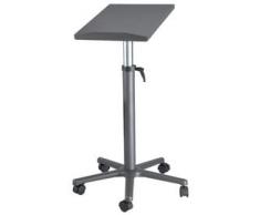 MAUL MAULpro - Mesa para proyectores, Tablero de pie Estable, 35 x 50 cm, Capacidad de Carga de 30 k, Mesa OHP, Altura Regulable, inclinable, Fabricado en Alemania, Antracita