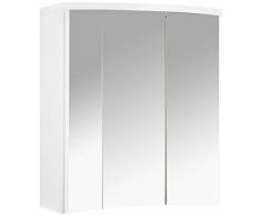 Pelipal 954 Small 3D - Armario con Espejo, Madera, 55 x 63 x 20 cm, Color Blanco Brillante