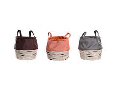 DKD Home Decor Cesto para la Ropa Sucia, Estándar