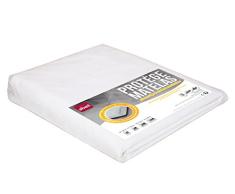 Abeil Protector de colchón – Absorbente en algodón blanco, Cama 140 x 190 cm.
