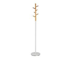 Haku Möbel Cestante de avena - armario de madera en blanco 175 cm