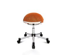 Topstar SH17BB4 - Taburete Giratorio para Hacer Fitness, Convertible en Pelota de Goma, Color Naranja