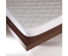 Sancarlos - Protector COLCHON Rizo Impermeable - Acolchado - Impermeable - Cama 105, 105x200 cm - Blanco