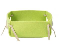 Fine Fieltro Cesta de Fieltro FK2 Rollo de Fieltro de Lana de Merino Lime Green