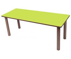 Mobeduc Mesa Infantil ala 120x45 cm, Verde Manzana, 120 x 45 cm, Talla 1
