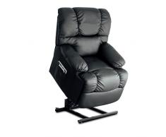 Astan Hogar Sillón Relax con Función Auto-Ayuda (Levanta Personas), Reclinación Eléctrica, Masaje Y Termoterapia. Modelo Automático Lift Up AH-AR10100NG, Negro,