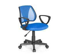 Hjh Office Kiddy Cd Silla de oficina infantil Turquesa 40x53x92 cm