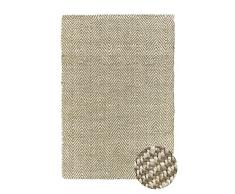 HAMID - Alfombra de Yute Alcázar, 100% Fibra de Yute Natural, Alfombra Suave, Tejida a Mano, Alfombra de Salón, Comedor, Dormitorio, Pasillos, Entrada - Blanco, (290x200cm)