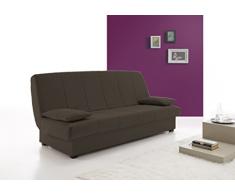 Sofa Cama Clic CLAC con ARCÓN DE ALMACENAJE Chocolate