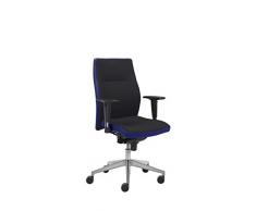 NOWY STYL Nero UP Silla de Oficina giratoria, poliéster, Azul, 70 x 70 x 119 cm