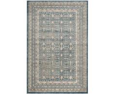 Safavieh Therasia Alfombra Tejida, Material sintético, Azul/Beige, 154 x 231 x 0.63500000000000000 cm