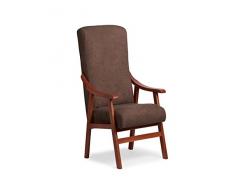 Abuelo a Gusto - Silla Brazos de Madera, Respaldo Recto, Ideal para Personas Mayores, Movilidad Reducida o Dolor Espalda. Usada en residencia y geriátricos. Tamaño: 57x69x116 cm. (Cerezo, Marrón)