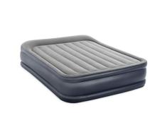 Intex 64136 Deluxe Pillow Rest Colchón Hinchable Doble, con Tecnología Fiber-Tech, de la Línea Dura-Beam Plus, Medidas 152x203x42 cm, Peso Máximo 272 kg