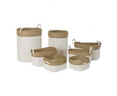 DKD Home Decor Juego de cestas, Estándar