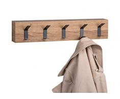 HomeTrends4You Perchero de Pared, MDM, B/H/T = 50 x 10 x 5cm