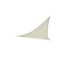 7H SEVEN HOUSE Toldo de Vela Triangular 3x3x3 Metros Beige 7house | Toldo Vela Impermeable | Vela de Sombra para Exterior Terraza Jardín Piscina con 3 Anclajes
