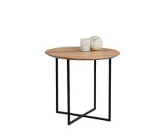 HomeTrends4You Keno 2 Mesa Auxiliar, Madera, marrón