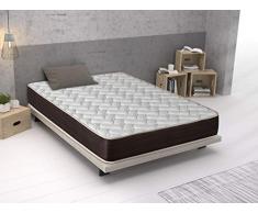 Imperial Confort Paris - Colchón Viscoelástico de fibras naturales - Altura 25 cm, 90x190 - Transpirable / Reversible