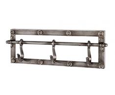 Haku Möbel perchero, metal, antracita, 43 x 8 x 15