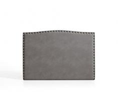 ECCOX - Cabecero de Cama Ambar en Tela Antimanchas Acualine - Cabezal Tapizado en Tela con Acolchado de Espuma y Refuerzo Trasero - Color Gris - Cama 140-150x110x6,5 cm