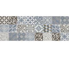 VINILIKO, Alfombra de vinilo, Antique, Azul, 50x140 cm