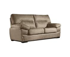 SHIITO - Sofá de 3 Plazas - 200 x 105 x 100 cm - Modelo Nicol - Máximo Relax y Confort - Sencillo y Elegante - Ideal en Salón y Comedor - Beige Piedra