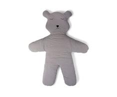 CHILDHOME - Alfombra de Juegos para niños, Muy cómoda, Suave, 150 cm, Gris
