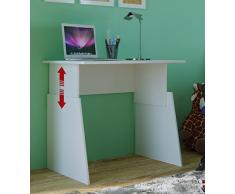 VCM Stelda Mini höhenverstellbar Escritorio, Blanco, 50 x 80 x 50 cm