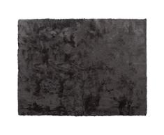 Pilepoil TAP-R1-L-ES - Alfombra Rectangular de Piel sintética, 140 x 200 cm, 100% fabricación Francesa, Ideal para habitación Infantil, salón, decoración, Color Gris Oscuro
