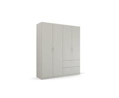 Rauch Möbel Pure by QUADRA SPIN Gabinete de Puerta giratoria, Madera de ingeniería, Gris, 181x210x54