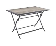 Mesa plegable Azua ECP 4 plazas Humo