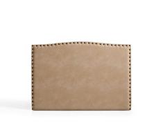 ECCOX - Cabecero de Cama Ambar en Tela Antimanchas Acualine - Cabezal Tapizado en Tela con Acolchado de Espuma y Refuerzo Trasero - Color Camel - Cama 150-150x110x6,5 cm